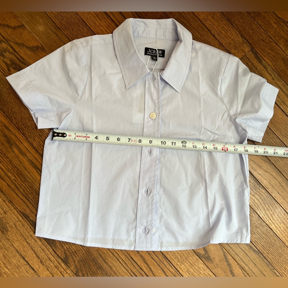 Brand new I crew short sleeve button down women size 4